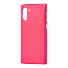 Чехол для Samsung Galaxy Note 10 (N970) Shiny dust розовый