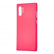 Чехол для Samsung Galaxy Note 10+ (N975) Shiny dust розовый