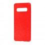 Чехол для Samsung Galaxy S10 (G973) Shiny dust красный
