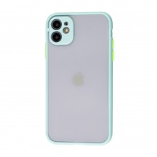 Чохол для iPhone 11 LikGus Totu camera protect бірюзовий