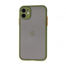 Чохол для iPhone 11 LikGus Totu camera protect зелений
