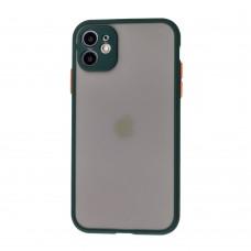 Чохол для iPhone 11 LikGus Totu camera protect оливковий