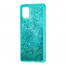 Чехол для Samsung Galaxy A51 (A515) Sparkle glitter зеленый