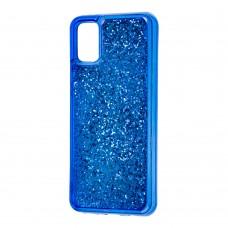 Чехол для Samsung Galaxy A51 (A515) Sparkle glitter синий