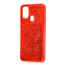 Чохол для Samsung Galaxy M31 (M315) Sparkle glitter червоний