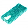 Чехол для Xiaomi Redmi Note 9 Sparkle glitter зеленый