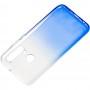 Чехол для Huawei P20 Lite 2019 Gradient Design бело-голубой