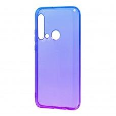 Чехол для Huawei P20 Lite 2019 Gradient Design фиолетово-синий