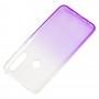 Чехол для Huawei P Smart Z Gradient Design бело-фиолетовый