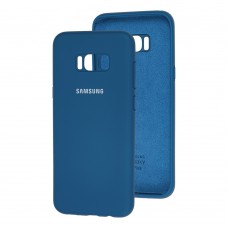 Чехол для Samsung Galaxy S8+ (G955) Silicone Full синий