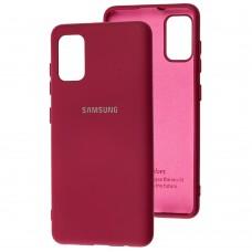 Чехол для Samsung Galaxy A41 (A415) My Colors бордовый