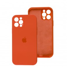 Чехол для iPhone 12 Pro Silicone Slim Full camera orange