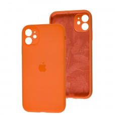 Чохол для iPhone 11 Silicone Slim Full camera kumquat