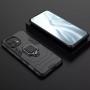 Чехол для Xiaomi Mi 11 Lite Transformer Ring ударопрочный с кольцом черный