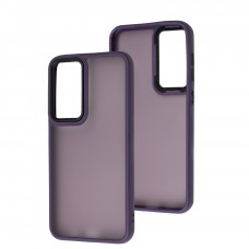 Чохол для Samsung Galaxy S23 FE (S711) Wave Matte Color deep purple