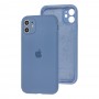 Чохол для iPhone 11 Silicone Slim Full camera lavender gray