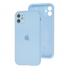 Чохол для iPhone 11 Silicone Slim Full camera azure