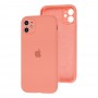 Чохол для iPhone 11 Silicone Slim Full camera begonia