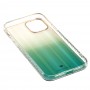 Чехол для iPhone 12 / 12 Pro Aurora classic glass зеленый