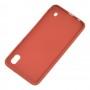 Чехол для Samsung Galaxy A10 (A105) Carbon красный