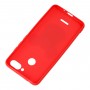 Чохол для Xiaomi Redmi 6 "ведмедик Lucky" червоний