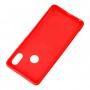 Чехол для Xiaomi Redmi Note 5 / Note 5 Pro "мишка Lucky" красный