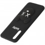 Чехол для Samsung Galxy A50 (A505) "мишка Lucky" черный