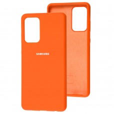 Чохол для Samsung Galaxy A72 (A726) Silicone Full помаранчевий