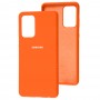 Чохол для Samsung Galaxy A72 (A726) Silicone Full помаранчевий