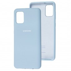 Чохол для Samsung Galaxy A31 (A315) Silicone Full блакитний / lilac blue