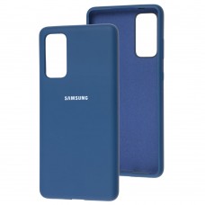 Чехол для Samsung Galaxy S20 FE (G780) Silicone Full синий / navy blue