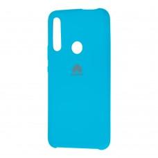 Чехол для Huawei P Smart Z Silky Soft Touch "голубой" 