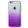 Чехол для iPhone 6 под яблоко градиент фиолетовый