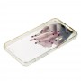 Чохол із стразами для iPhone 6 прозорий з малюнком руки