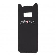 3D чохол для Samsung Galaxy S8+ (G955) кіт чорний