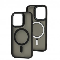 Чохол для iPhone 14 Pro Space color MagSafe чорний