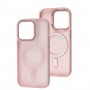 Чехол для iPhone 14 Pro Space color MagSafe розовый