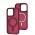 Чохол для iPhone 14 Pro Space color MagSafe бордовий