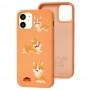 Чохол для iPhone 12 mini Wave Fancy corgi/peach