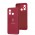 Чехол для Xiaomi Redmi 12C/11A/Poco C55 Silicone Full Трезуб бордовый/rose red