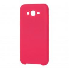 Чехол для Samsung Galaxy J7 (J700) Silicone розовый