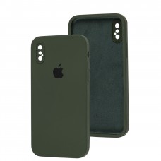 Чехол для iPhone X / Xs Square Full camera cyprus green