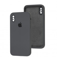Чехол для iPhone X / Xs Square Full camera dark gray