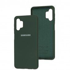 Чехол для Samsung Galaxy A23 Silicone Full зеленый / dark green