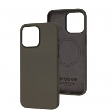 Чохол для iPhone 15 Pro Max Proove Silicone with MagSafe clay