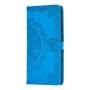 Чехол книжка для Samsung Galaxy A10s (A107) "Art с визитницей" синий