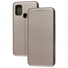 Чехол книжка Premium для Samsung Galaxy M31 (M315) серый