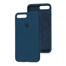 Чехол для iPhone 7 Plus / 8 Plus Silicone Full синий / cosmos blue 