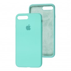 Чохол для iPhone 7 Plus / 8 Silicone Full бірюзовий / marine green