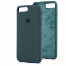 Чохол для iPhone 7 Plus / 8 Silicone Full зелений / forest green